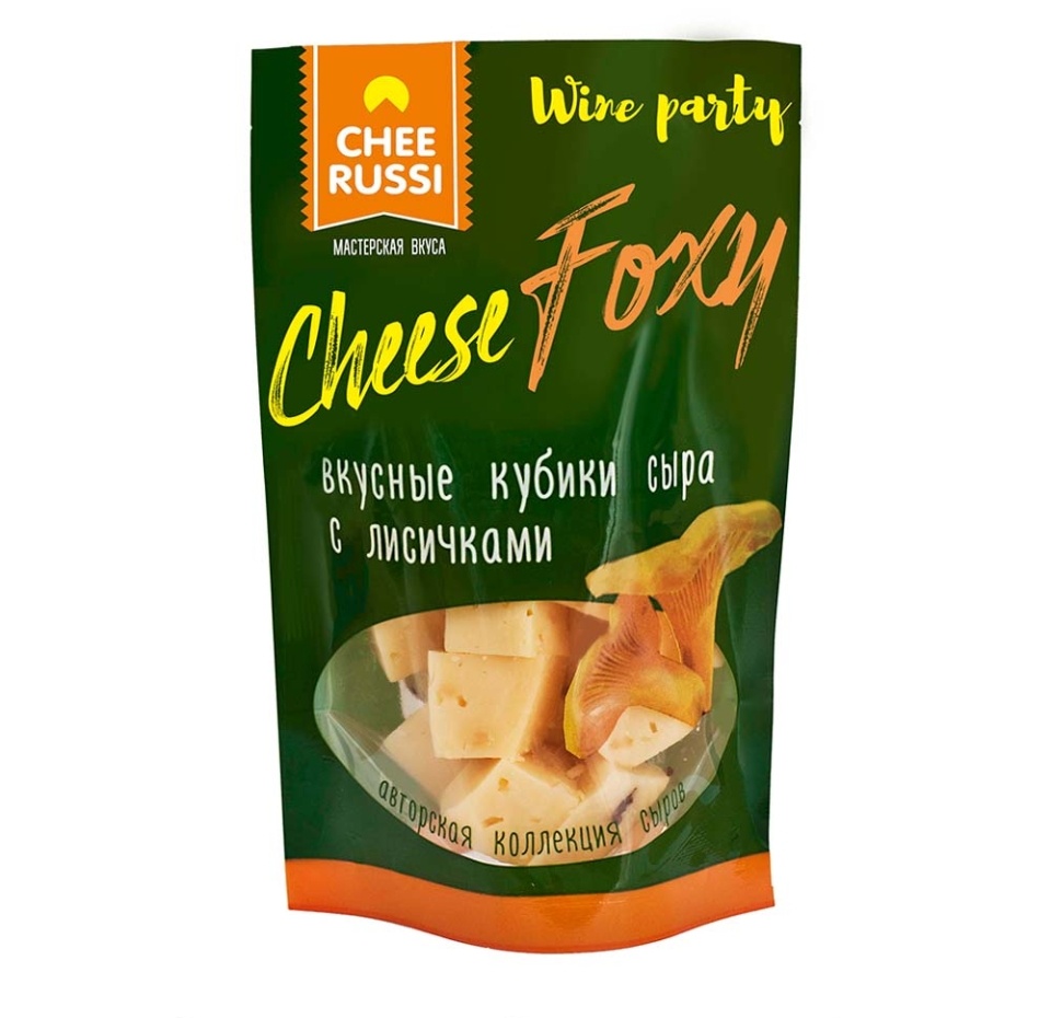 

Сыр Cheerussi полутвердый Салями с лисичками 45% 100 г