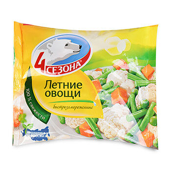 Овощная смесь 4 сезона Летние овощи 400г