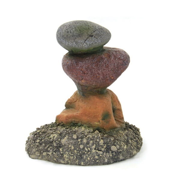 HOMEFISH Грот для аквариума Пирамида из камней 14,2х12,3х14,7см