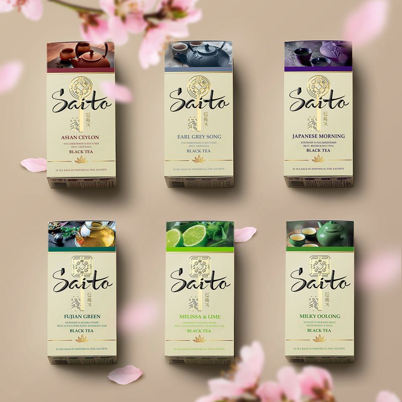 

Чай зеленый Saito Fujian Green, 25 пакетиков 45 г