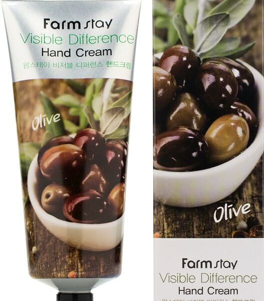 Крем для рук FarmStay с экстрактом оливы 100г