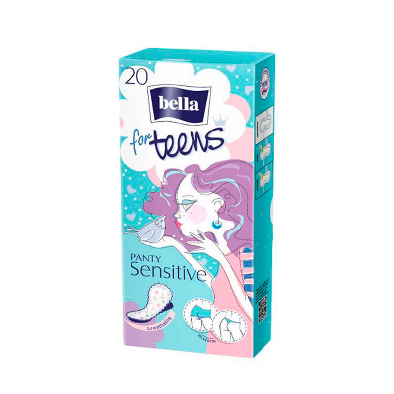 

Прокладки Bella For teens Sensitive ежедневные 20 шт