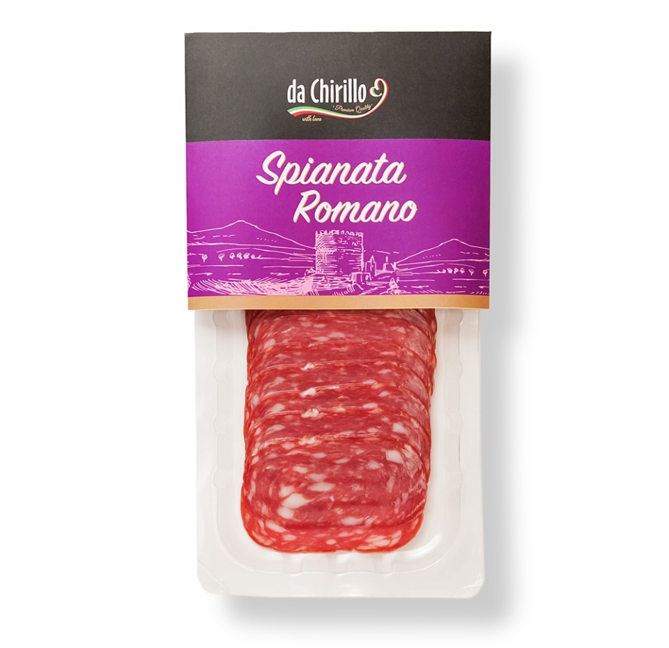 

Колбаса Da Chirillo Spianata Romano сыровяленая нарезка 90 г