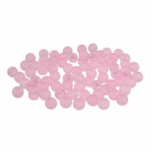 Бусины полупрозрачные 2006 матовые, 6мм, 20гр (170+/-10шт) Astra&Craft(003 розовый)