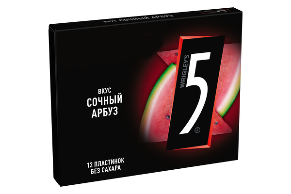 Жевательная резинка Five Cyclone Сочный арбуз без сахара
