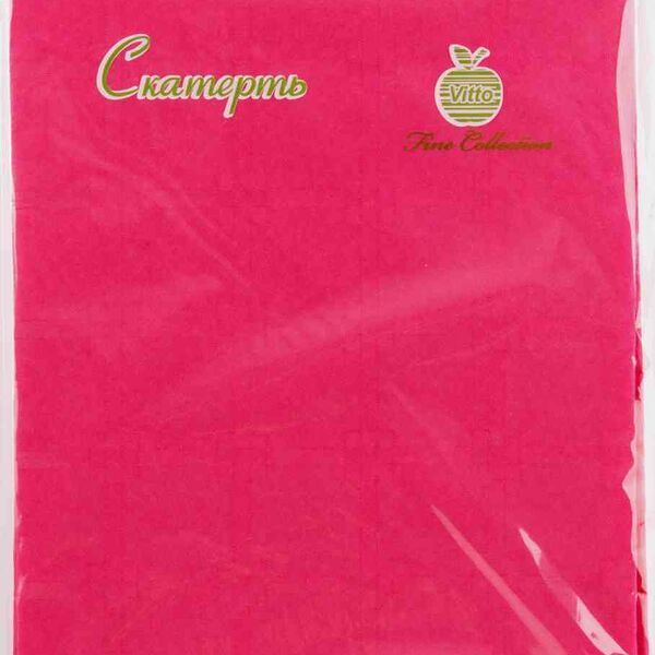 Скатерть бумажная Vitto розовая, 120х180 см