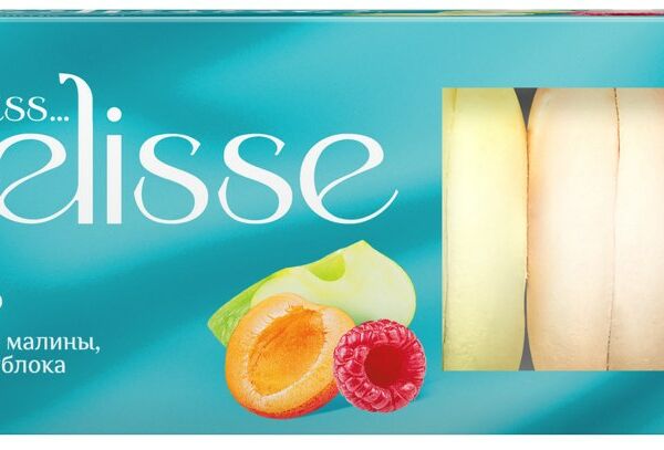 Зефир Delisse Ассорти с ароматом малины, абрикоса и яблока
