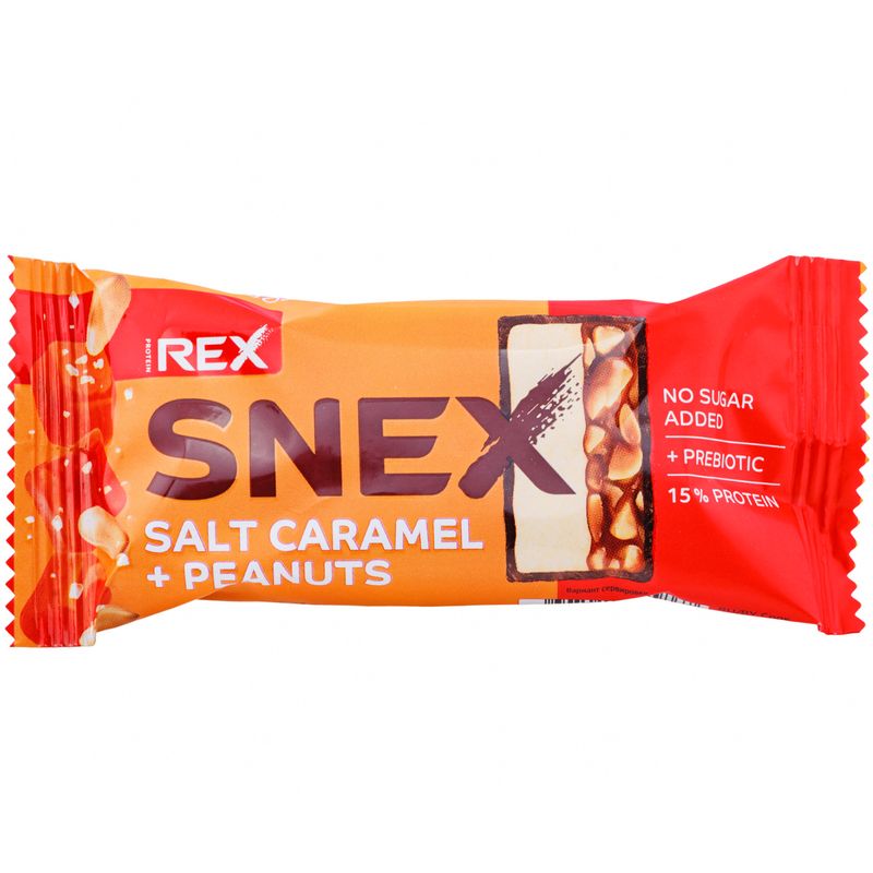 

Батончик протеиновый ProteinRex Snex соленая карамель 50 г