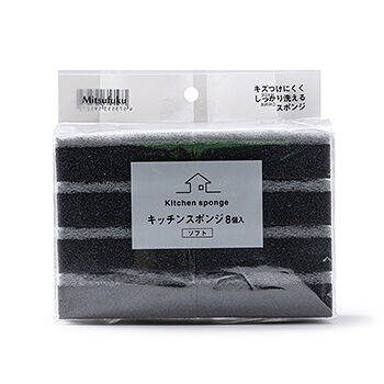 Губки кухонные мягкие, Mitsufuku, 8 шт., Китай