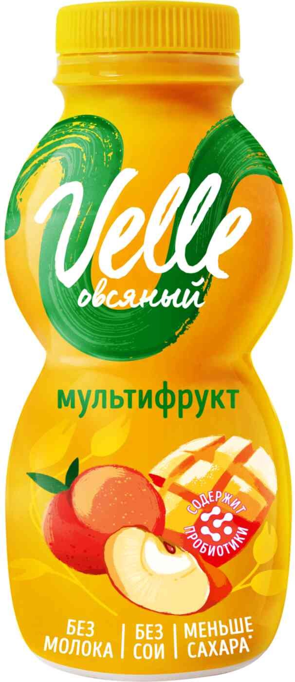 

Продукт овсяный питьевой ферментированный Velle Мультифрукт 250 г