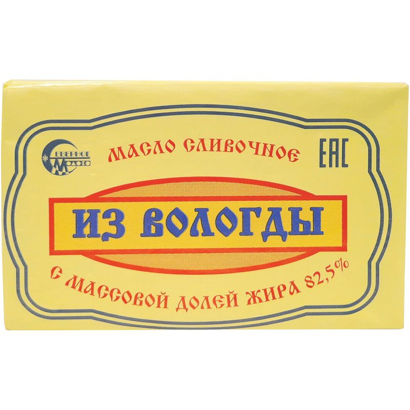 

Масло сливочное Северное молоко Из Вологды 82.5% 360г