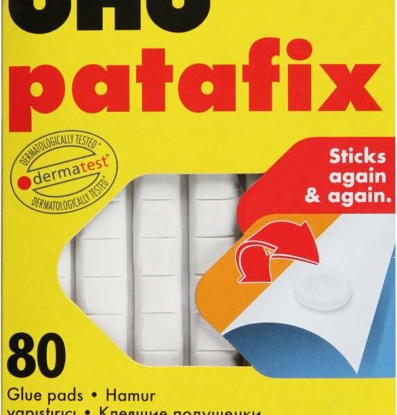 Клеящие подушечки Patafix (Патафикс) 80 шт ТМ UHU (УХУ)