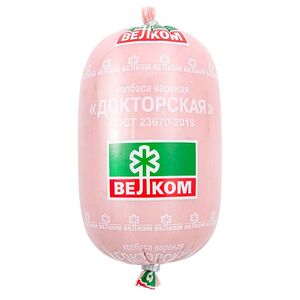Колбаса вареная Докторская ТМ Велком
