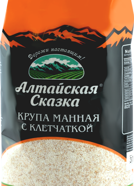 Крупа манная Алтайская сказка с клетчаткой