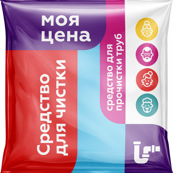Средство для чистки канализационных труб Моя цена саше 70 г