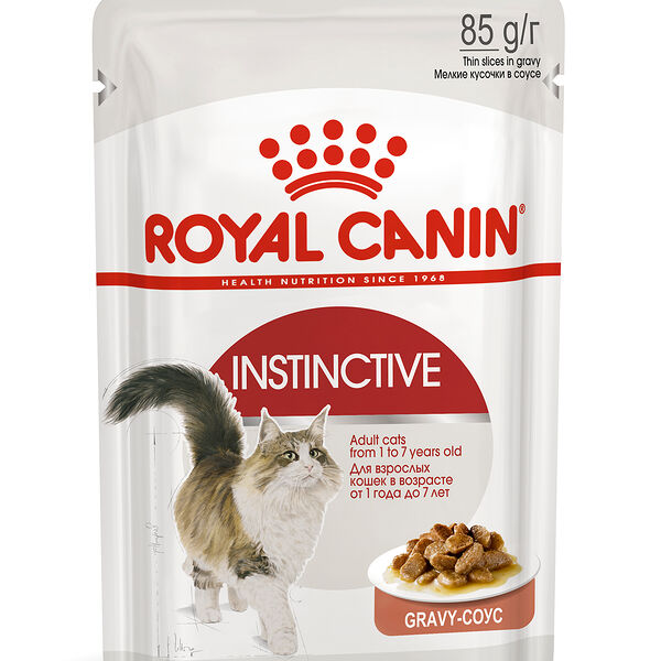 Royal Canin Instinctive пауч для кошек (кусочки в соусе) Мясо