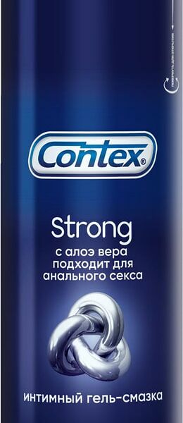 Гель-смазка Contex Strong с экстрактом алоэ вера 100мл