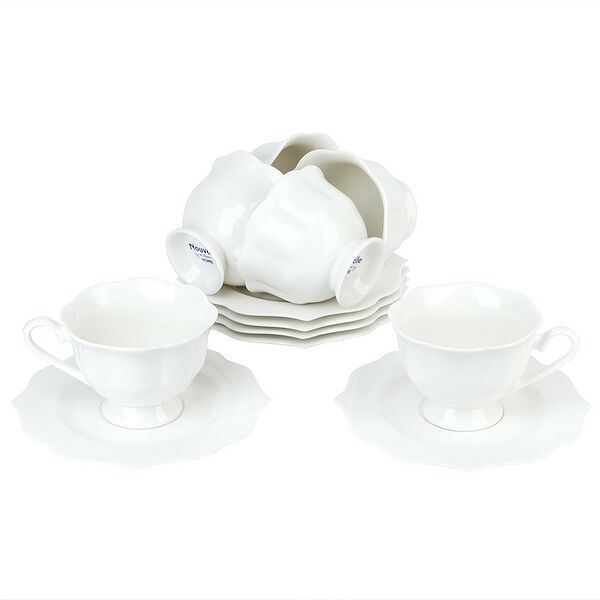 Набор чайный Belle, 12 предметов, 160 мл, фарфор