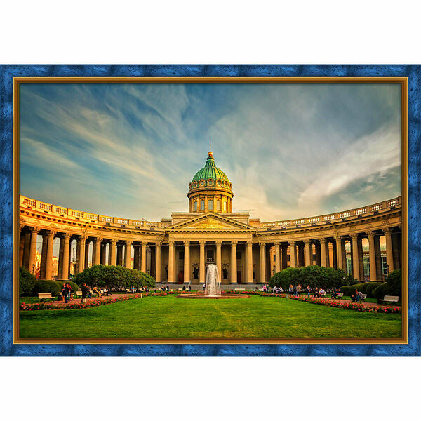 АЖ-1958 Картина стразами 'Казанский собор' 60*40 см