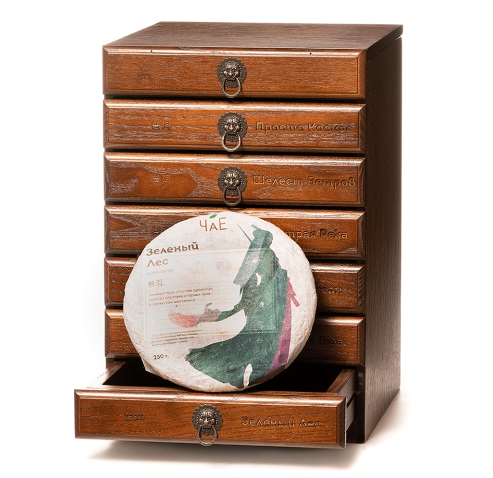 

Подарочный набор ЧАЕ Эксклюзивная коллекция пуэров 6 видов по 250г, Китай