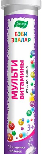 БАД Эвалар Бэби Эвалар Мультивитамины от А до Zn 5.2г №15