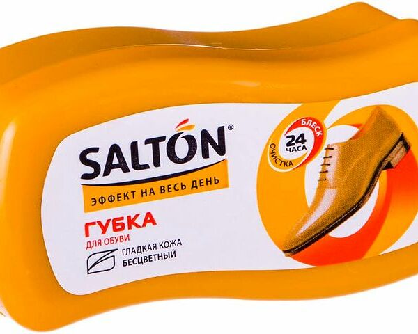 Губка для обуви Salton Мини для гладкой кожи бесцветная