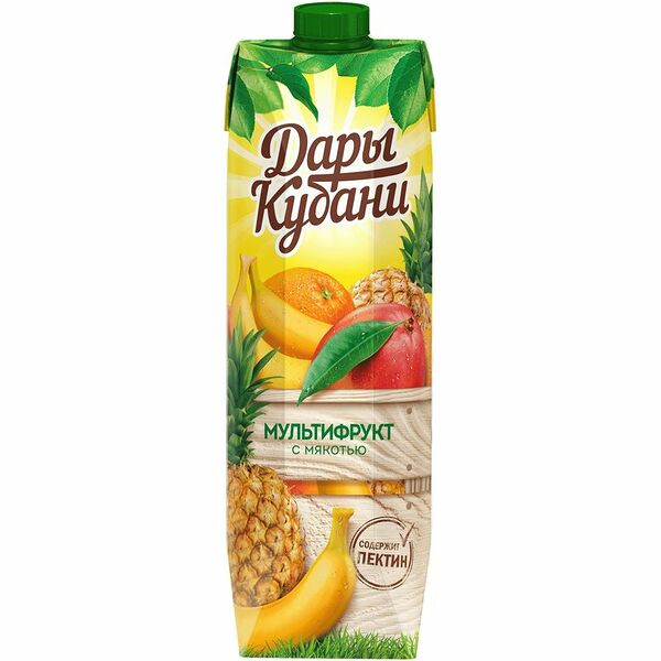 Нектар Дары Кубани мультифруктовый, 950 мл