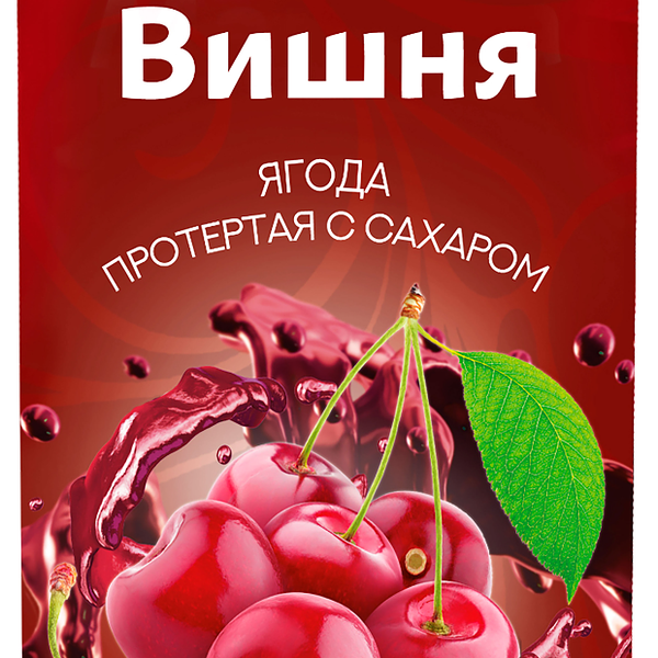 Вишня протертая Буздякский с сахаром