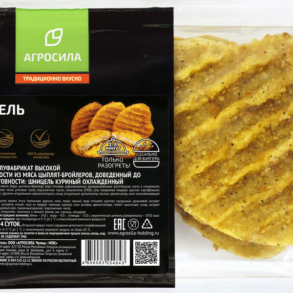 Шницель из курицы АГРОСИЛА, 400г