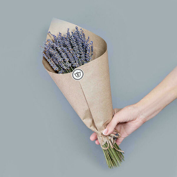 Монобукет из Лаванды в крафте №1