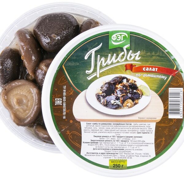 Салат ФЭГ Грибы по-домашнему 250г