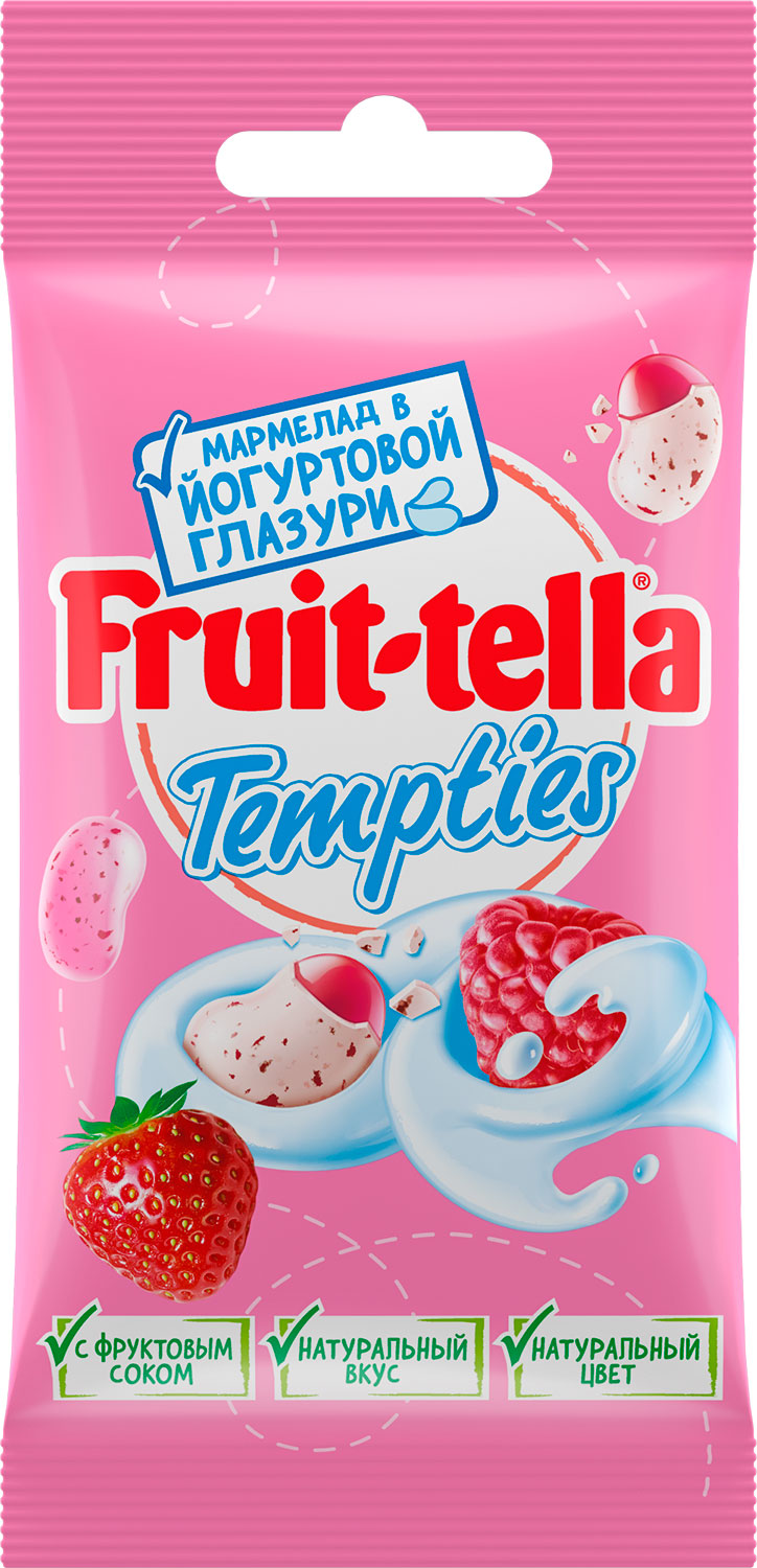 

Мармелад Fruittella Tempties жевательный в йогуртовой глазури