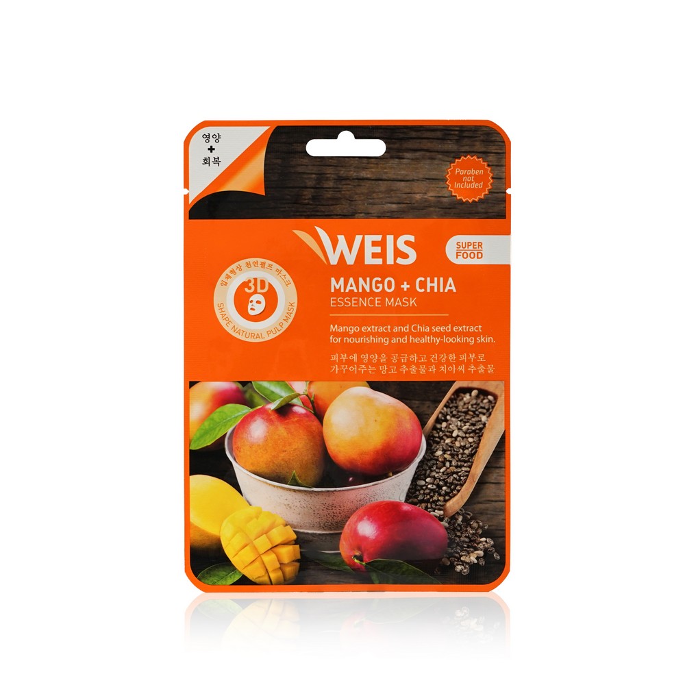 

Маска для лица Weis Super Food с манго и семенами чиа 23 г