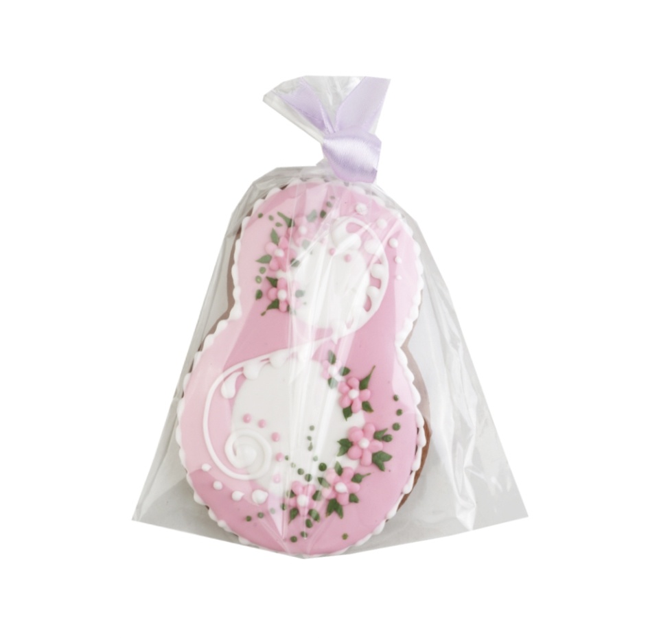 

Пряник От шеф-пекаря АВ медовый фигурный Женский День ручной работы дизайн в ассортименте 84 г