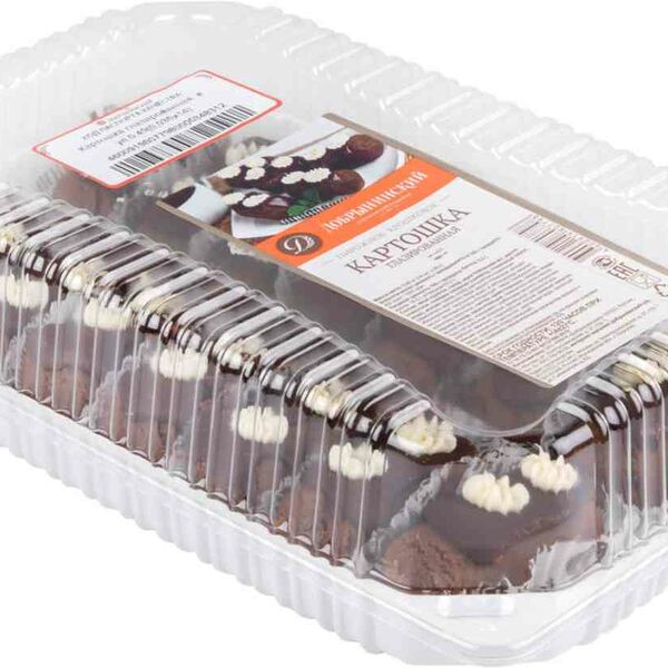 Пирожное крошковое Добрынинский Картошка глазированная