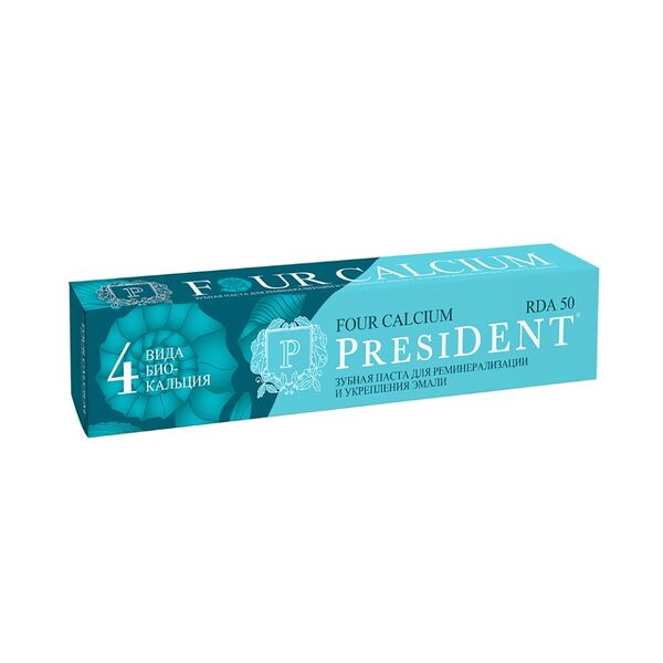 Зубная паста President Four Calcium