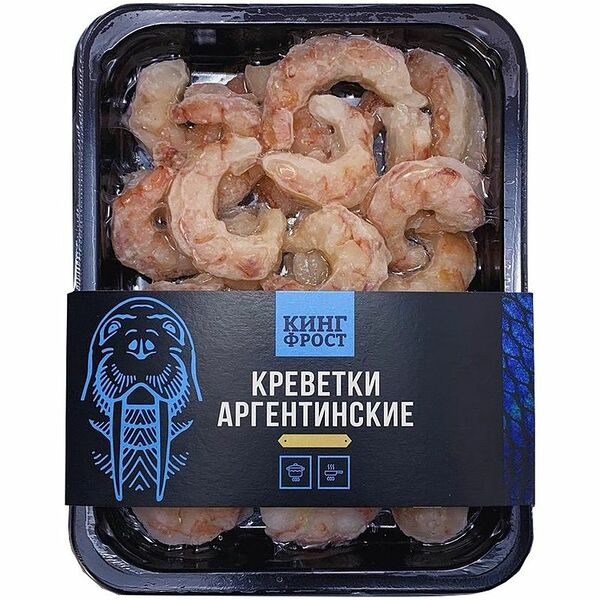 Креветки Кинг Фрост Pleoticus Muelleri Аргентинские очищенные замороженные, 390г
