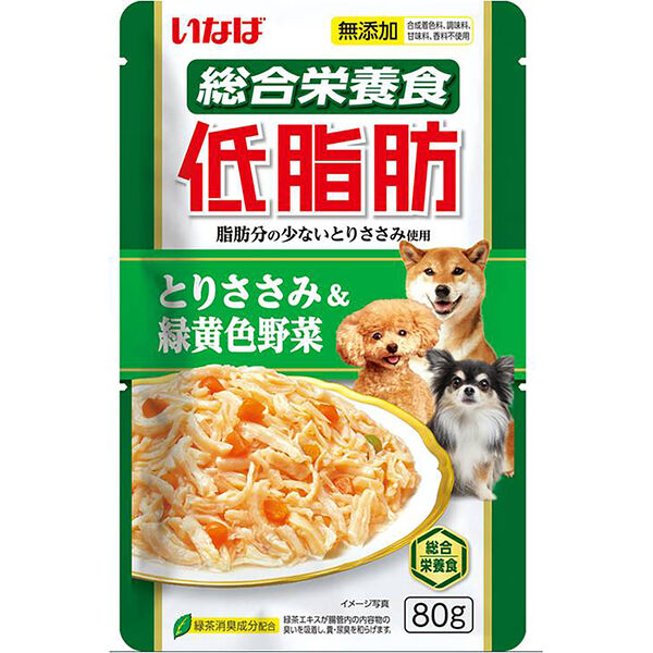 Влажный корм для собак Inaba Teishibo Куриное филе с овощами в желе 80г