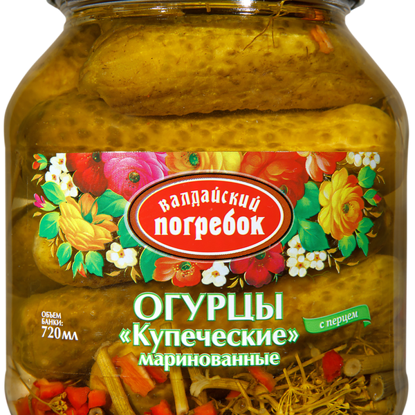 Огурцы маринованные Валдайский Погребок Купеческие
