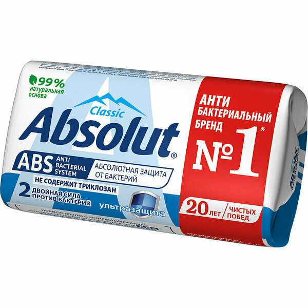 Мыло туалетное Absolut Abs Ультразащита