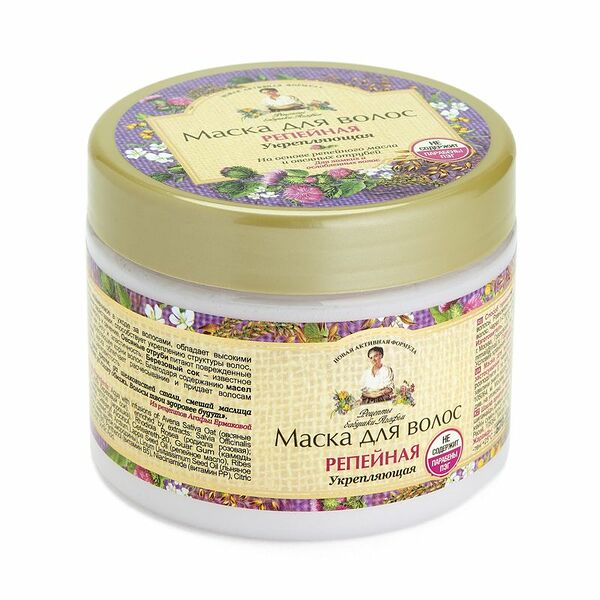 Маска для волос Рецепты бабушки Агафьи Репейная Укрепляющая 300 мл