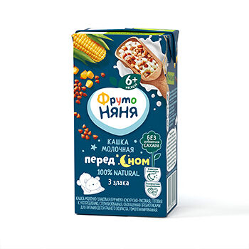 Каша «Мультизлаки» молочная с 6 месяцев, «ФрутоНяня»