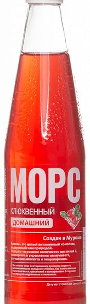 Морс Домашние рецепты клюквенный 0.5л