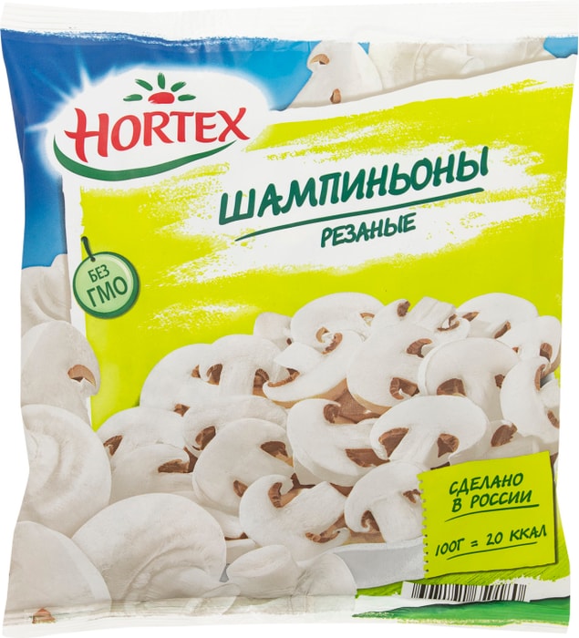 

Грибы Hortex шампиньоны резаные 400 г