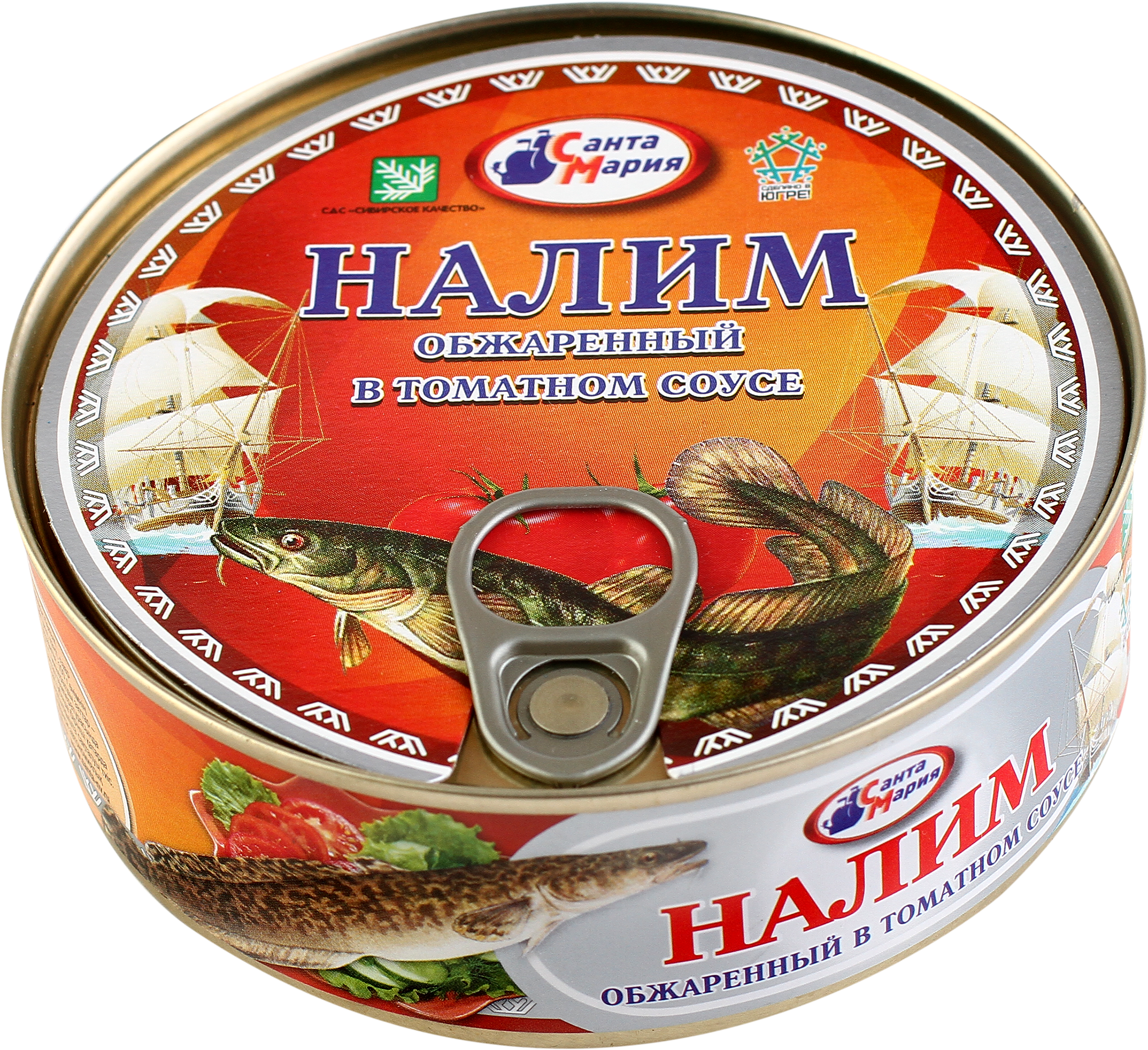 

Налим в томатном соусе Санта Мария обжаренный 230 г