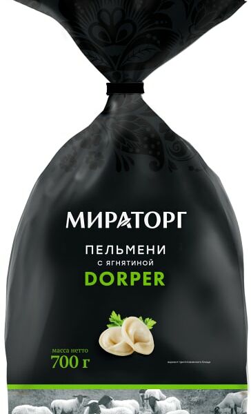 Пельмени Мираторг Dorper с ягнятиной 700г