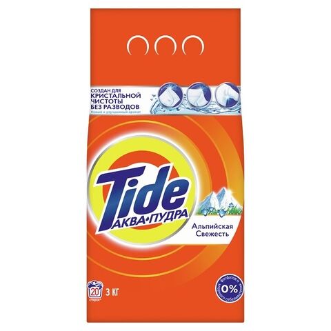 Стиральный порошок альпийская свежесть Tide 3кг