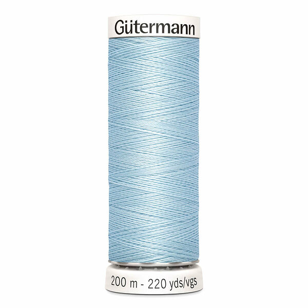 748277 Нить Sew-all для всех материалов, 200м, 100% п/э Gutermann(276 бледно-голубой)