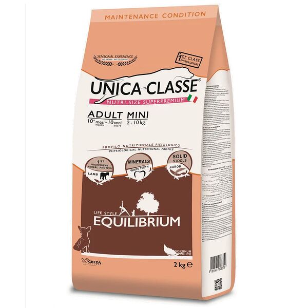 Корм UNICA сухой для собак мелких пород с ягненком