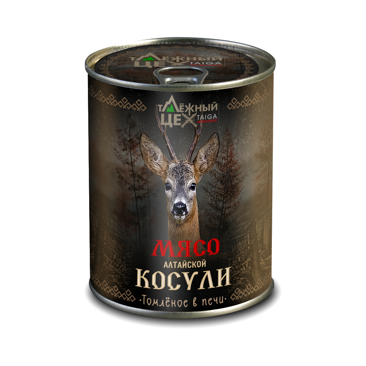 

Мясо Таёжный Цех алтайской косули томленое в печи 338 г